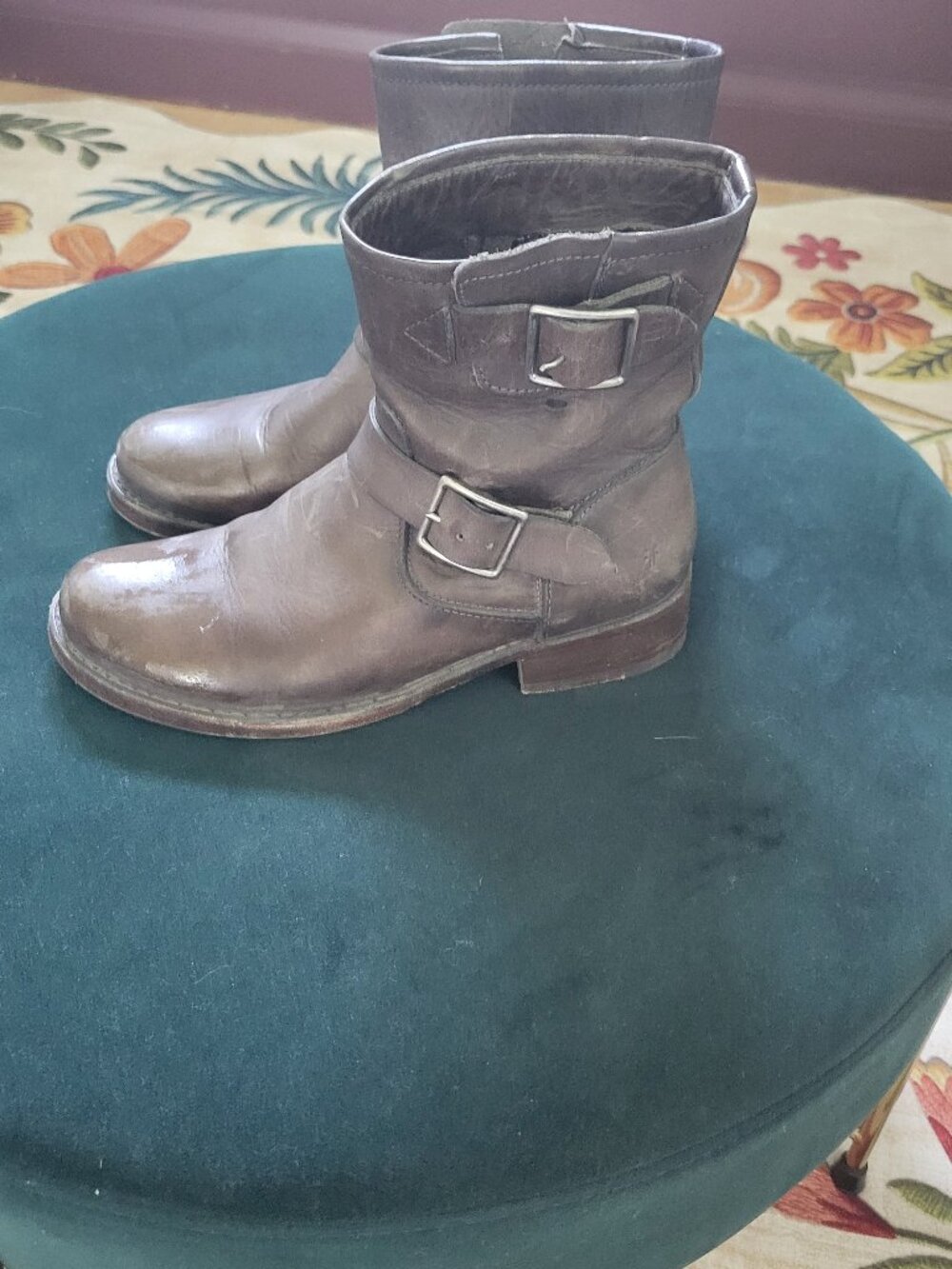 Frye Taupe Brown Boots